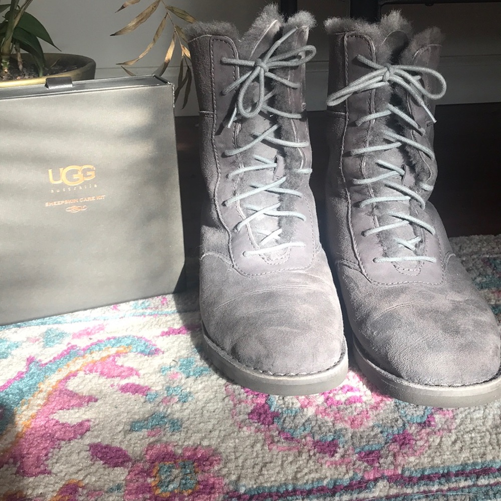 UGG Gray Winter & Rain Boots